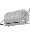 Wall Mounted Folding Tire Rack For R14-R20 Tires, 32 To 48 Inch Adjustable Heavy Duty Steel Tire Storage Rack, 300 Lbs Capacity