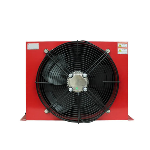 AH1470T 200L Hydraulic Oil Cooler Fan For Industrial Cooling And Air Cooled Aluminum Radiator Heat Exchanger front view