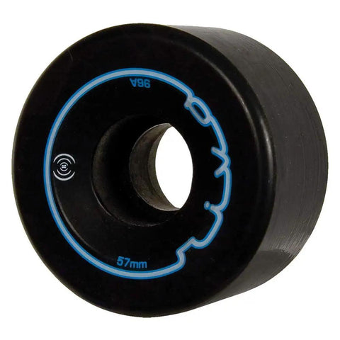 Sonar Riva Quad Roller Skate Wheels 4 Pack 32mm By 57mm 96A Black Durable Urethane for smooth rides and max speed.