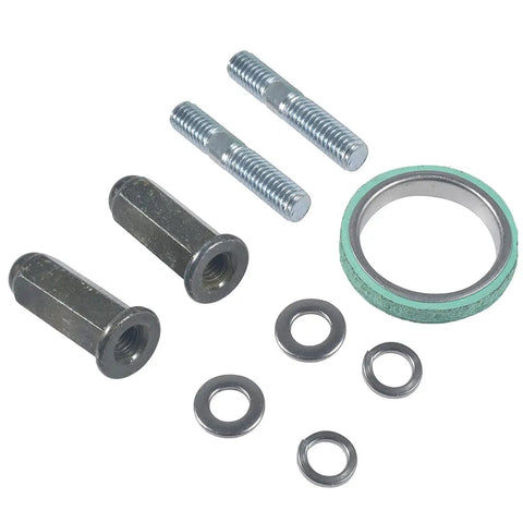 Exhaust Kit With Nuts Gasket And Studs For GMB139 Engine Fits 50cc To 150cc Scooters ATVs Go Karts Mopeds Easy Install