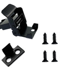 Beefy Spring Loaded Stainless Steel Draw Latches And Tension Latches Set Black Toggle Hasp Clamp with screws visible