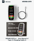 No Sweat Portable Radon Detector For House And Basement Air Testing Rechargeable 3 In 1 Indoor Meter with USB cable and manual.