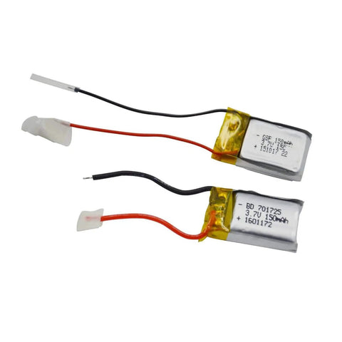 2-Pack 3.7V 150mAh Li-Poly Battery Replacement For Syma S107 S107G RC Helicopters And Mini RC Cars, 20C Discharge
