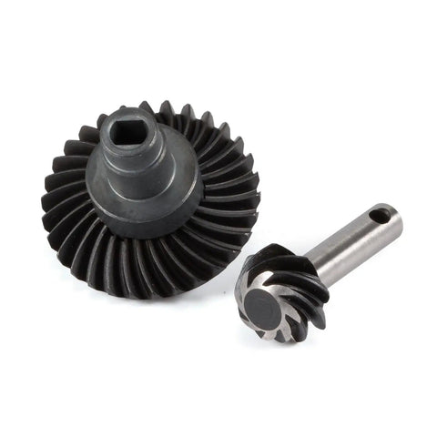 Close-up of Helical Axle Gear Set With Dope Overdrive And Underdrive Ratios For Axial SCX10 AR44 AR45 Capra VS4 10 F9 F10 Builds