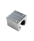 Rock Solid CNC Linear Guide Rail Kit 950mm With SBR20 SBR16 SBR12 Rails And 4 SBR20UU SBR16UU SB12UU Bearing Blocks For Smooth, Precise Motion And Easy Setup bearing block close-up.