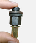 Close-up of a nut head from the Rivet Nut Tool Handheld Kit For Metal Rivets Alloy Nut Setter With Electric Adapter And Nut Head