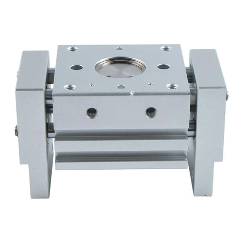 Front view of Pneumatic Gripper Finger Cylinder MHL2-16D MHL216D Replacement Part for industrial automation