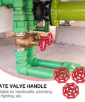 10 Pack Cast Iron Valve Hand Wheel Handles For Water Fittings With Reliable Sealing And Easy Open Close Flat Bottom Design