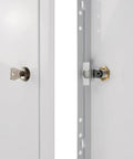 Bulletproof Lockable Metal Access Panel For Drywall 6X12 Inch with secure key mechanism and locking detail.