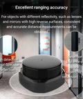 RPLiDAR S2L 18m ToF LiDAR Scanner For Indoor And Outdoor Mapping With IP65 Rating displayed in a reflective testing environment