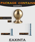 Dope Champagne Bronze Cabinet Knobs 10 Pack Round Ball Pulls For Kitchen And Bathroom Cabinets with screws included