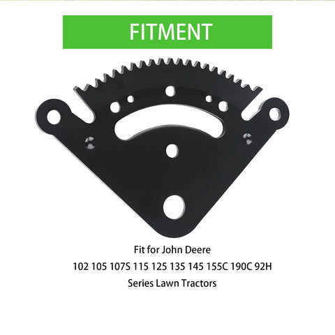 19 Teeth Steering Sector Pinion Gear Rebuild Kit For John Deere Lawn Tractors 102 105 107S 115 125 135 145 155C 190C 92H Series Replacement Direct Fit Kit With 19 Teeth Gears For Plug And Play Easy Install And Long Lasting Performance