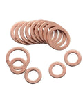 Heavy Duty Copper Washer Gasket Kit With 100 To 200 pcs Plus Nuts Bolts For Car Sump Plug Seals Engine Fixes Heat Resistant Performance Reliable Universal Fit For Many Types Ensuring Tight Seals For Part Maintenance Auto Repair Easy Install Today. Copper washers M4-M14