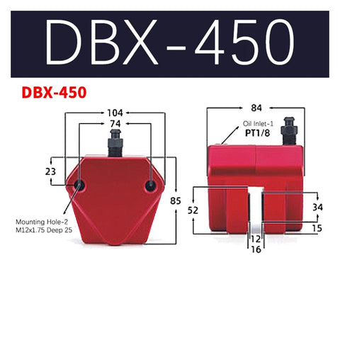 Heavy Duty Hydraulic Disc Brake Caliper For CNC Turning And Milling Pro Grade Composite Machine Tool Spindle Industrial Precision 450 Size