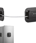 Kid Safe Fridge Lock With Keyless Combination, Heavy Duty Refrigerator Door Lock For Cabinets And Drawers, adhesive, black