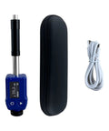 Leeb Hardness Tester Pen Type Portable Metal Hardness Tester 7 In 1 HL HV HB HRC HRB HRA HS With Durable ABS Housing And Tungsten Carbide Tip Easy One Hand Operation For Metal Parts, with case and USB cable