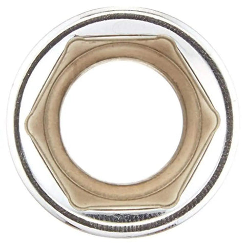 Top view of 1/2 Drive Socket 21/32 Inch Six Point With TorquePlus Design For Stubborn Or Damaged Fasteners And Soft Materials