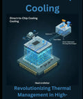 Direct To Chip Cooling Field Guide By Charles Nehme Slap Heat Under Control For Pro Computer Rigs and Data Centers Using Sick Thermal Tech with illustrated cooling diagram.