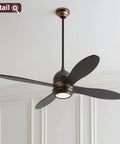 Upgraded Home Setup Features This Solid Six Inch Black Ceiling Fan Downrod that works for modern spaces with a sleek design.