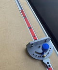 30 Type T Track Aluminum Miter Jig With Stop For Router Table And Bandsaw Projects, Durable Anodized Accessory in use
