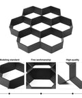 Hexagon Stepping Stone Paver Molds Three Pack Concrete Forms For DIY Walkway Pavement Garden Path Outdoor Patio Yard Lawn Moulds