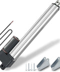 Built Tough 12V Linear Actuator With 10 Inch Stroke And Mounting Bracket, 900N Lift, IP65 Waterproof For Outdoors, Quiet Under 45dB