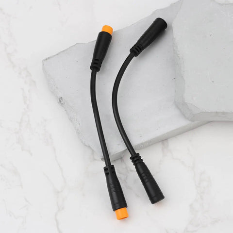 Two Pack 3 Pin Thumb Throttle Cables 150mm Length For M8 Electric Bike Sensor Style Throttle Wires Universal Fit For Most Controllers And E Bike Modules