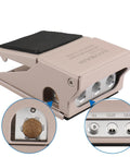Heavy Duty Pneumatic Foot Pedal Valve 1/4 PT FV-420, 4 Way 2 Position, Threaded Rubber Nonslip Surface, exhaust ports detail
