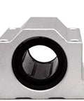 Two Or Four Pack Linear Motion Ball Bearing CNC Slider Bushings For 16mm And 20mm Axis Guide, Dope DIY Machining Kit For Smooth Rail Movement, Built To Last For DIYers And Pros front view