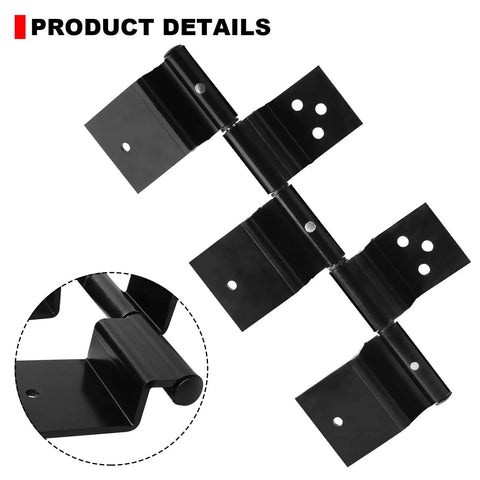 Heavy Duty RV Entry Door Friction Hinge Kit Two Pack Delivers Rock Solid Zero Sag Performance For Travel Trailers Motorhomes And Fifth Wheels With Plug And Play Setup