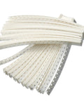 Stacked strips of 1000 Pieces 0603 SMD Patch Resistor Kit With 50 Value Types Ranging From 620 Ohm To 220K Ohm, 5 Percent Tolerance