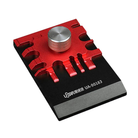 Metal Small Etched Parts Bender Model UA90183 For Hobbyists, 60x91mm precision tool in red and black, durable construction