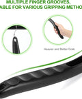 Close-up of the handle of Inside Windshield Cleaning Tool With 22 Inch Detachable Handle For Clear Vision And Easy Car Detailing