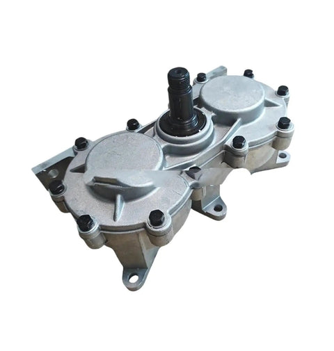 Soft Ice Cream Decelerator Replacement Part Compatible With Soft Ice Cream Machines, Durable Power Transfer Connector Keeps Your System Running Smoothly, Plug And Play Quick Assembly For Daily Use And Reliable Performance. silver metal gear decelerator with black shaft