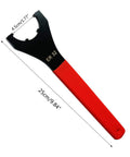 Red Collet Chuck Wrench for ER32 CNC Milling Precision Spanner with 45mm Opening and 10 Inch Length, High Carbon Steel