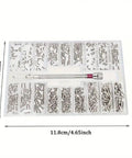 500Pcs Mini Screw Set For Laptops, Sunglasses, Watches, Tablets And Glasses Repair with carbon steel screws in box