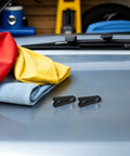 40Pcs Universal Fit Car Door Shock Absorber Pads Rubber Buffer Damper Deadener For Noise Reduction And Super Quiet Latch Guard Cushion To Kill Those Bangs with colorful microfiber cloths.