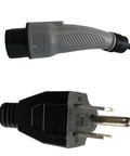 Top Shelf Charging Power Cord Assembly For MadJax X Series Storm And Star Ev Golf Cart connector ends, 8.2 feet length, heavy-duty design.