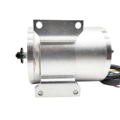 Side view of Powerful 1000W Brushless Motor For 36V 48V Electric Scooters And E Bikes Mid Drive DIY Kit with aluminum housing