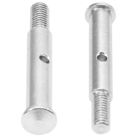 Beefy Steel Front Axles For Traxxas Slash 2WD Rustler VXL Stampede One Tenth RC Car Replacement, CNC machined steel rods