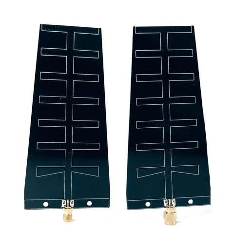 Dual 12dBi 2.4GHz High-Gain WiFi Directional Yagi Antennas with SMA Female Connectors for drones, routers, and cameras