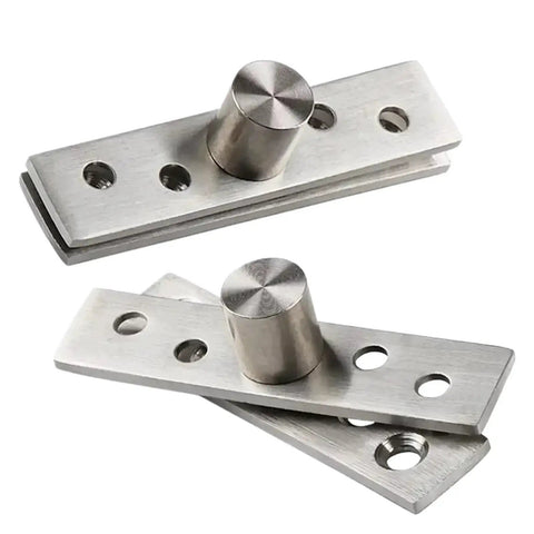 Beefy 360 Degree Rotation Stainless Steel Concealed Door Pivot Hinge For Heavy Duty Revolving Furniture Hardware 56x15.5x2mm Built To Last With Smooth Operation And Quiet Performance, stainless pivot hinge