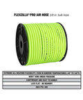 Beefy Three Eighths Inch Hybrid Air Hose 250 Feet Lightweight Yet Heavy Duty Kink Resistant All Weather Flexibility From Minus Forty To One Forty Coils Flat With Zero Memory ZillaGreen, coiled view