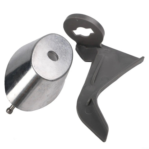 Metal whip drive and dough hook extender from Cookie Paddles With Whip Drive For Stand Mixers, Includes 2 Cake Paddles, 2 Cookie Paddles, 1 Dough Hook Extender, And 1 Metal Whip Drive, Pro Grade Versatile Baking Attachments Set