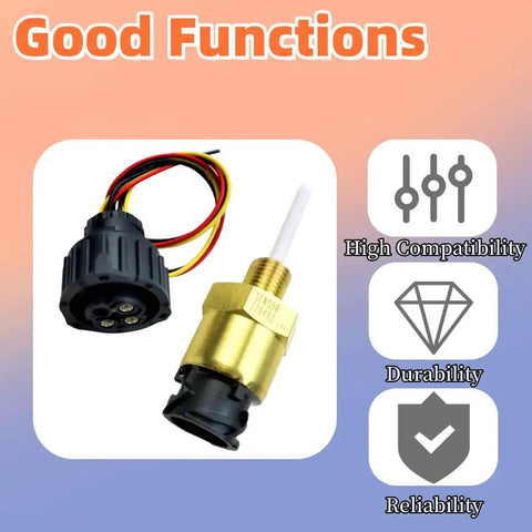 Coolant Level Sensor For Deutz Bedia Duty CLS40 CLS45 Engines 2.9 3.6 4.1 6.1 7.8 1015 2015 Plug And Play Replacement Part With Metal And Durable Plastic Construction No Fuss Install