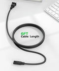 6 Foot Printer Power Cord Cable Fits HP OfficeJet Pro Envy DeskJet Canon PIXMA MG MP MX Epson Workforce Stylus EcoTank Printers ETL Listed Replacement