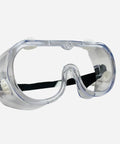 Chemical Splash Safety Goggles With Anti Fog Coating Clear Lens Wide Vision Soft Comfy Lightweight Feel Adjustable Strap