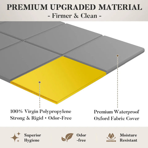 Heavy Duty Bunkie Board King Size 76X80 Real Deal Mattress Support That Cuts Down Saggin Fast Keeping Your Sleep Game Strong With A Breathable Wood Base Built Tough For Any Bedroom Setup showing premium upgraded material.