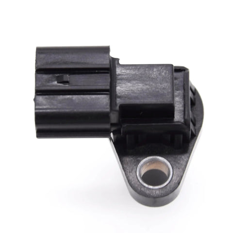 Engine Crankshaft Position Sensor 21176-1104 G4T07791 Fits Brute Force 650 And Teryx 750 ATV UTV - Easy Install Replacement For Reliable Starting, Smooth Acceleration, And Consistent Idle., black plastic crankshaft position sensor with mounting hole, side view