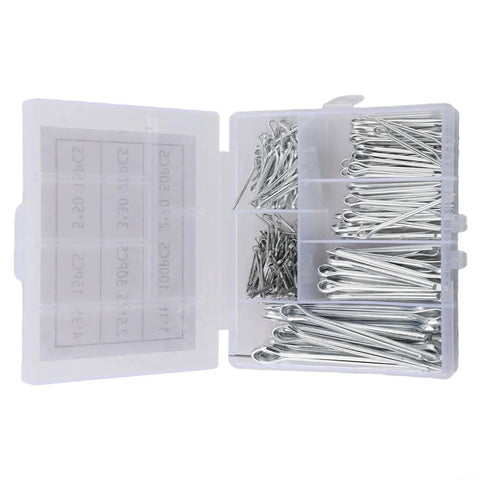 230 Piece Cotter Pins And Hairpin Pins Kit For Automotive And Machinery Secure Fastening Stainless Steel 304 Pin Assortment open case